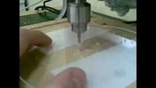 Turn Photo - drilling plexiglass, part 1 - slow speed