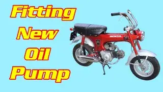 Honda ST50 Monkey Bike Dax 50cc ( Fitting New Oil Pump & Refitting Clutch etc ) C50 Moped Engine
