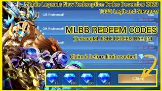 ⭐ Mobile Legends New Redemption Codes December 16, 2023 - MLBB Redeem Codes (Hurry Up)! 100% Legit ⭐