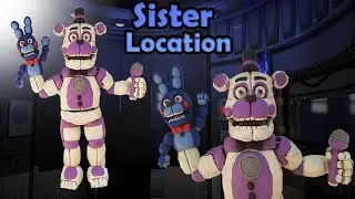 Фантайм Фредди FNAF SISTER LOCATION из пластилина