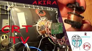 The AKIRA TV is being repaired again (it won't turn on at all)