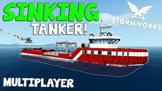 REFUELLING AND CRAZY CRANE  -  Stormworks: Build and Rescue  -  Multiplayer