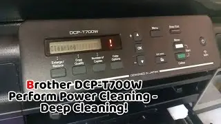 Brother DCP-T700W | Power Cleaning or Power Ink Flushing Guide | Tech Tips | Printer Repair