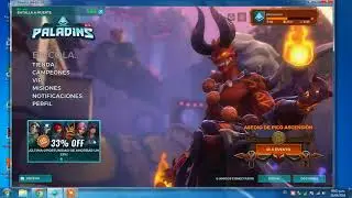 no puedo encontrar partida en paladins