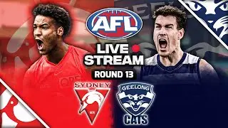 Sydney Swans vs Geelong Cats | AFL Round 13, 2024 Live Watch Along