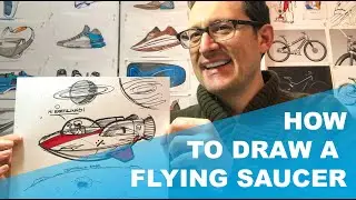 How To Draw A Flying Saucer