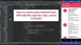 How to cache data fetched from API with Dio and dio_http_cache in Flutter