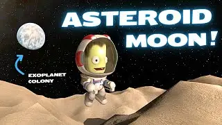 ASTEROID MOON OF AN EXOPLANET: TOT - Kerbal Space Program - Stock SSTO - Kcalbeloh Planet Pack