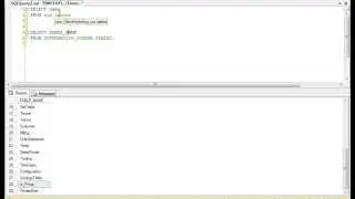 TSQL: How To Get All Table Names In A Database