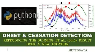 Reproducing The Dunning et al (2016) Rainfall Onsets and Cessation