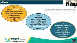 How do we detect youth at-risk for psychosis: Findings from London child health & development study