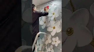 Paradise decor | 5d wallpaper for living rooms | Eid especial Wallpaper | 9892697457 #shortsvideo