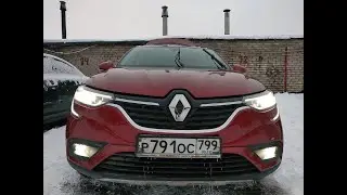 RENAULT ARKANA и LED противотуманки, установка и сравнение со штатной галогенной противотуманкой