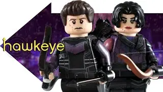 Custom LEGO Hawkeye: Clint Barton & Kate Bishop Minifigures