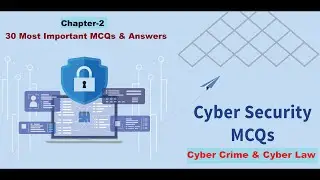 Introduction to Cyber Crime and Cyber Law MCQs Chapter-2 | Cyber Security MCQs and Answers