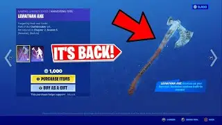 LEVIATHAN AXE PICKAXE RETURN RELEASE DATE IN FORTNITE ITEM SHOP!