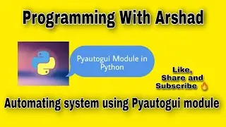 Automating System Using pyautogui and time module. Advanced Python Tutorials. pyautogui tutorials...