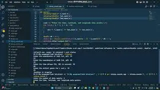 C code Latitude , Longitude