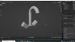 Beautiful model of 3D wash basin null. Easy blender tricks