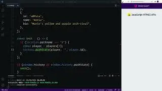 JavaScript HTML5 APIs 041 Push State versus Replace State