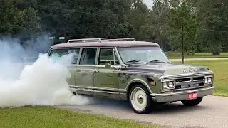 Twin Turbo LS Powered 1969 GMC Suburban 3 Door Review