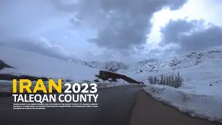 IRAN Driving Tour, Travel to Alborz , Taleqan County, Iran Virtual Drive,  with gopro 7 Hero