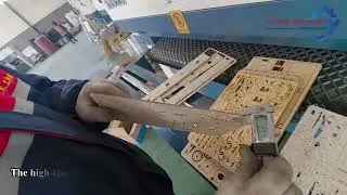 R-R1000 automatic thickness 1000mm sander PET Vacuum adsorption sanding machine for sale