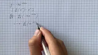 Find derivatives of the function defined as follows. y=-4e^{-0.3x} | Plainmath
