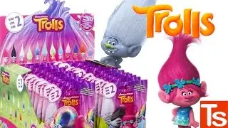 Троллимания продолжается Открываем пакетики от хасбро /unpacking  blind bags trolls by hasbro
