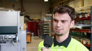 Tilda, William and Moa are summer workers at SSAB in Borlänge