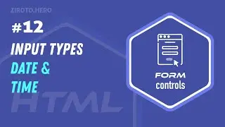 Master HTML in Darija Arabic #12 Form Input (date, datetime-local, month, week & Time) Code Example