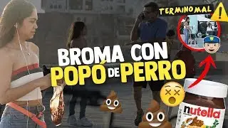¡BROMA! // ¡MOLESTANDO gente con POPÓ de PERRO (FALSA)! *me quisieron golpear*