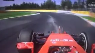 Crash Vettel Formula 1 2015 Mexico