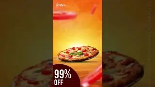 Pizza Advertisement Artwork | After Effect CC Motion Graphics
