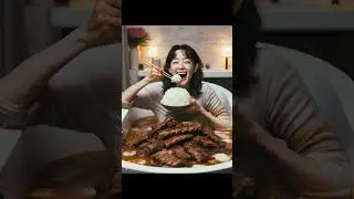 Asian girls are eating a lot food in the bathtub. #asianfood #ramen shocking food #japanesefood