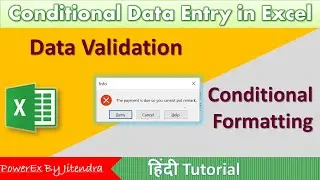 Conditional Data Entry in Excel Using Data Validation