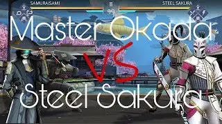 Shadow fight 3 Master Okada vs Steel Sakura.