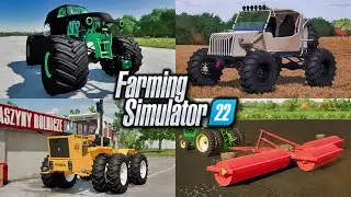 Farm Sim News - Monster Truck, 4x4, & Steiger 250! | Farming Simulator 22