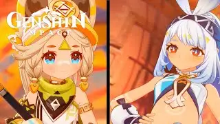 Mualani VS Kachina Full Battle Cutscenes [Full 4K HD Gameplay] Archons Story Quest 5.0