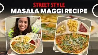 Street Style MASALA Maggi Recipe 😋 |  Simple Recipe at Home 😱| 30 Days Maggi Challenge - Day 11