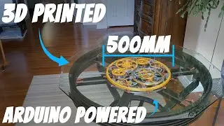 Tourbillon Clock Flywheel Table | Actually Keeps Time!