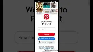 How To Login To Pinterest With Facebook!