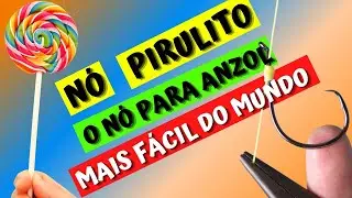 Esse é ó nó mais fácil do mundo, aprenda a como fazer nó para anzol, depois disso vai ficar fácil!!!