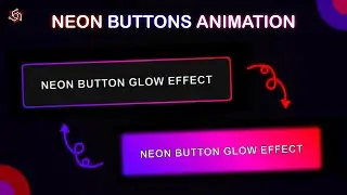 How To Create Neon Button Animation With Glow Effect Using HTML And CSS Only | HTML & CSS Tutorial