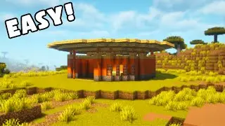 Minecraft: Simple Acacia House Tutorial🏠
