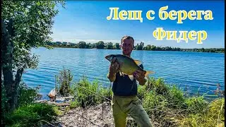 Лещ с берега недалеко от города