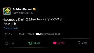 ¡GEOMETRY DASH 2.2 HA SIDO APROBADA!