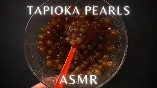 Satisfying ASMR: Bubble tea tapioka pearls | no talking, relaxing, to fall asleep