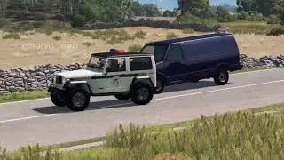 High Speed Traffic Crashes #1 - BeamNG Drive | BeamNG Bharat