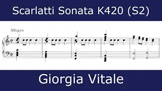 Domenico Scarlatti - Sonata in C major K420 (Giorgia Vitale)